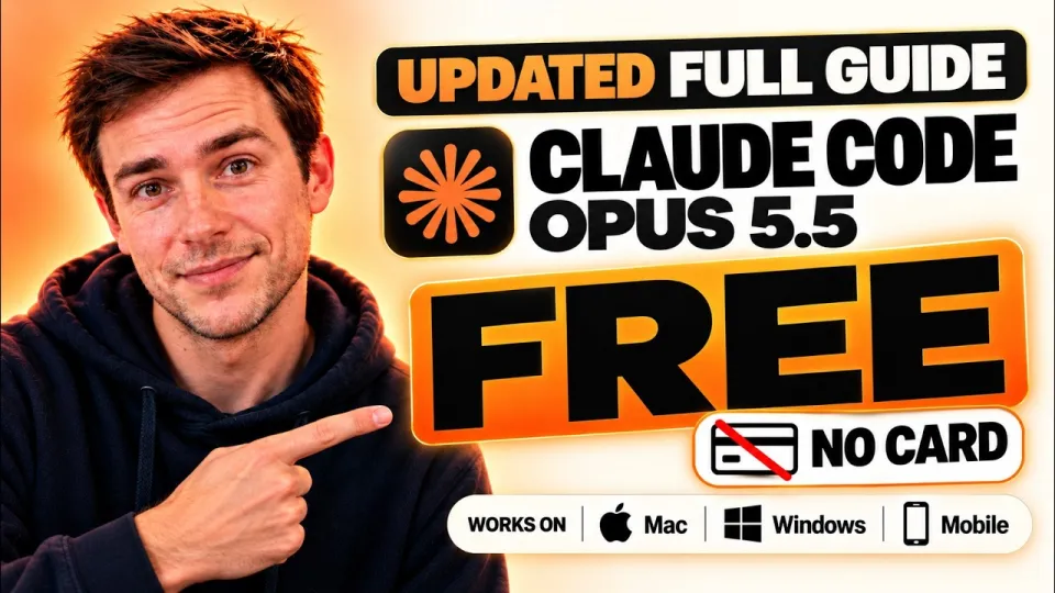 No Credit Card?! Claude AI FREE Unlimited + Opus 5.5 (Detailed Guide)